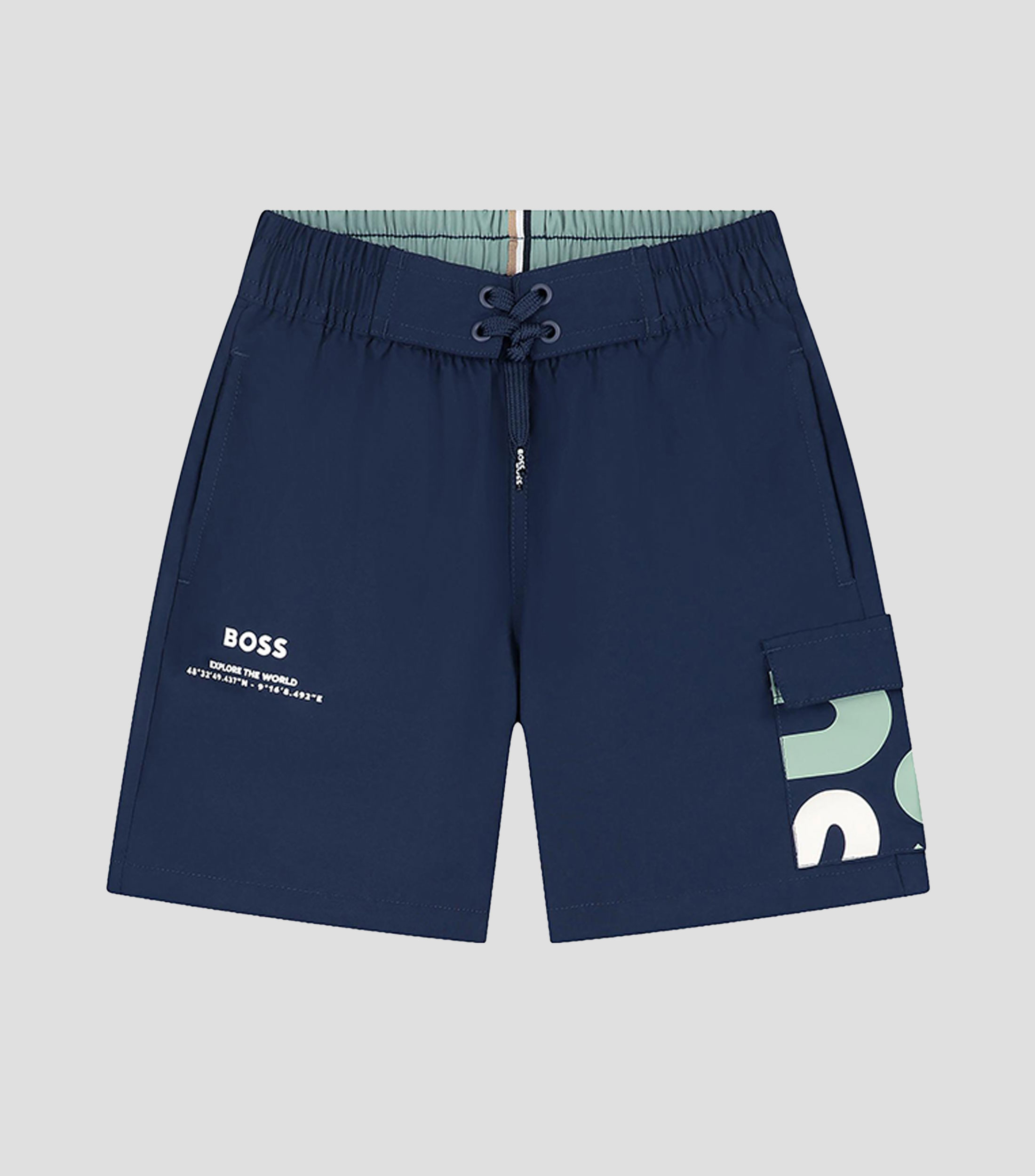 Traje de baño largo estampado Niño